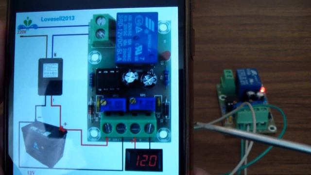 Контроллер заряда автомобильного аккумулятора смотреть онлайн