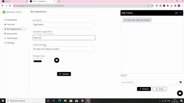 बिना Coding Free में Ai Chatbot बनाकर WordPress Website पर कैसे Integrate करे смотреть онлайн