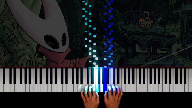 Hollow Knight - Hornet Theme Piano Tutorial | PVisualiano