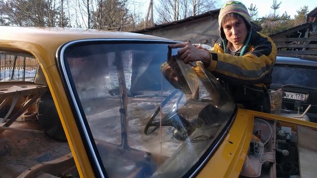 Фанта - Установка стекол с помощью веревки ! смотреть онлайн