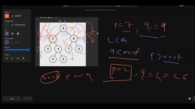 LeetCode 235 Lowest Common Ancestor of a Binary Search Tree ? #python #depthfirstsearch смотреть онлайн
