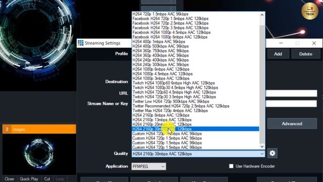 High Quality Live Stream VMix | Settings For Live Streaming | Low Stream | Recording 4k & Streaming