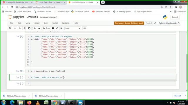 mongoDB Methods find , find one , insert many смотреть онлайн