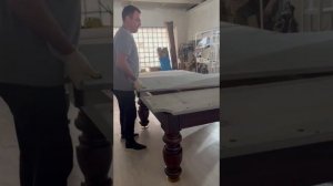 сборка бильярдного стола 10футов.