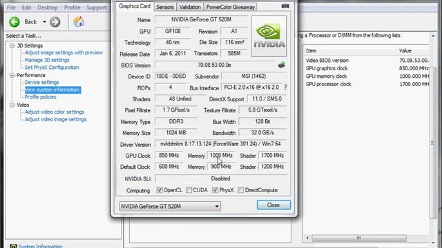 Overclock Nvidia GT 520m or any other Nvidia video card смотреть онлайн