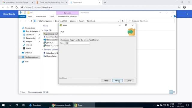 Como instalar Postgresql no Windows 10 смотреть онлайн
