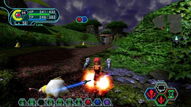 Phantasy Star Online Blue Burst - Episode 1 - Forest Runthrough on Very Hard смотреть онлайн
