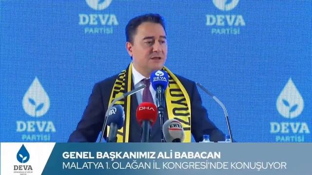 DEVA PARTİSİ 1. OLAĞAN MALATYA İL KONGRESİ смотреть онлайн