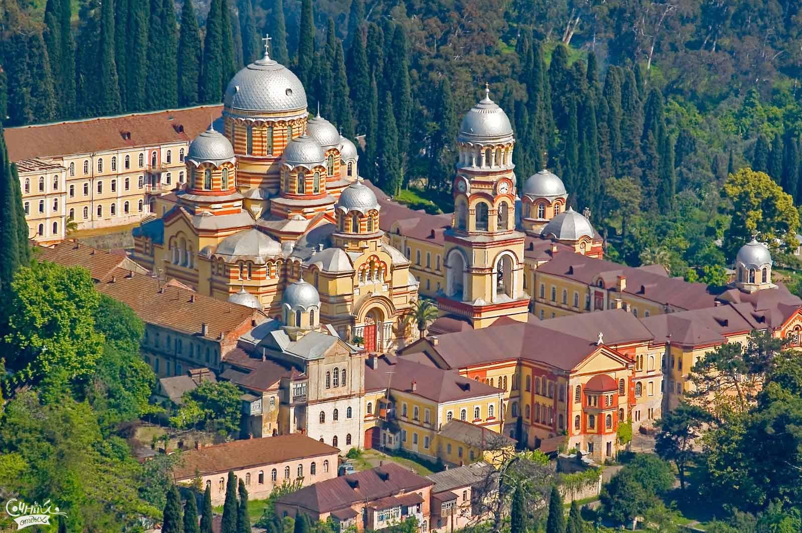 Новоафонский мужской Симоно-Кананитский монастырь.Сухум – столица Республики Абхазии. смотреть онлайн