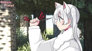 Skeleton vs Wolf | Minecraft anime