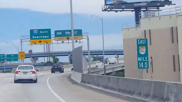 Америка. Центр Майами. Небоскрёбы. Downtown Miami смотреть онлайн