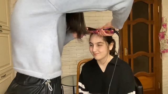 Как уложить корейскую челку смотреть онлайн