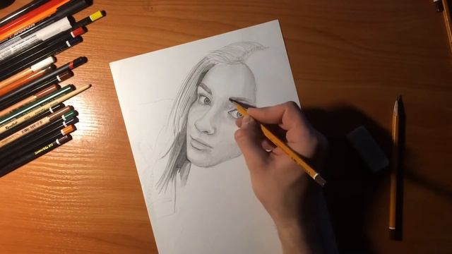 Портрет ♥ | Трассировка в помощь! смотреть онлайн