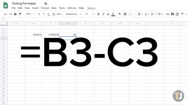 Google Sheets Tips: How to Calculate Days Between Dates! смотреть онлайн