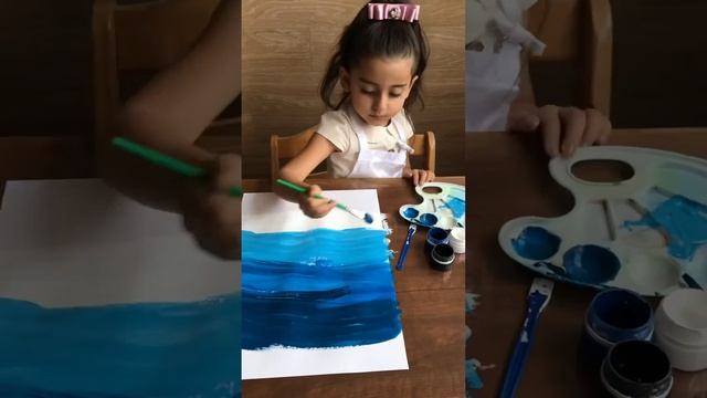 Рисуем картину «Балерина»|Рисунки для детей| Drawing a ballerina смотреть онлайн