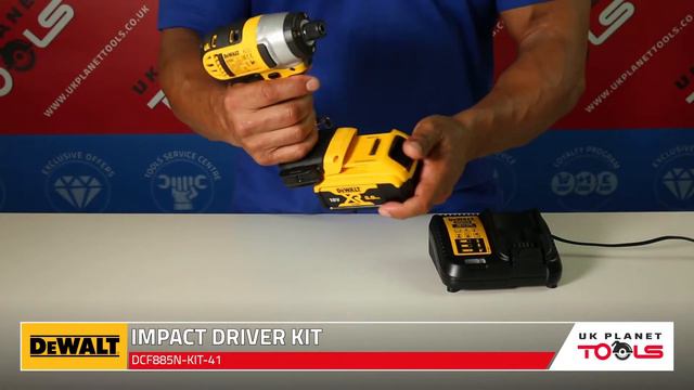Dewalt DCF885N li-ion Impact Driver With 1 x 5.0Ah Battery, Charger & Case| UK Planet Tools смотреть онлайн