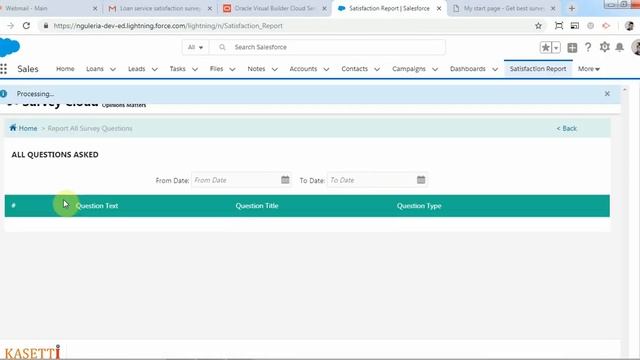 Survey Cloud - Built On Oracle Visual Builder Cloud Service смотреть онлайн