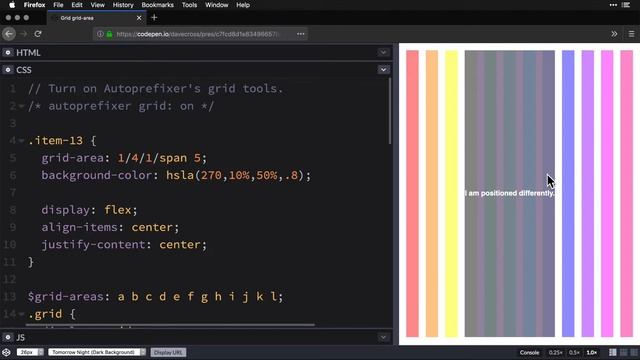 CSS Grid: Positioning Along Rows and Tracks смотреть онлайн