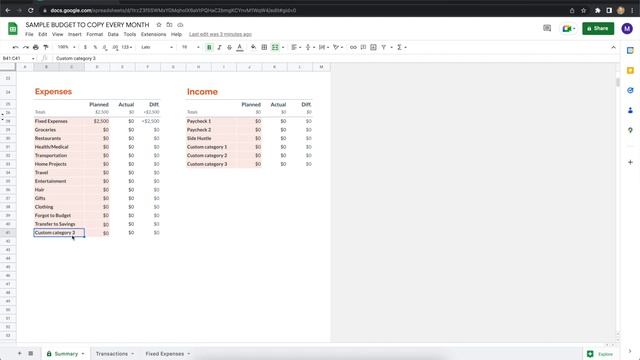 The Ultimate Google Sheets Budget Template Tutorial for Beginners! смотреть онлайн