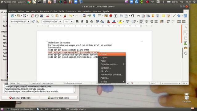 les voy a enseñar a descargar java 8 e desinstalar java 11 en terminal 101%seguro смотреть онлайн