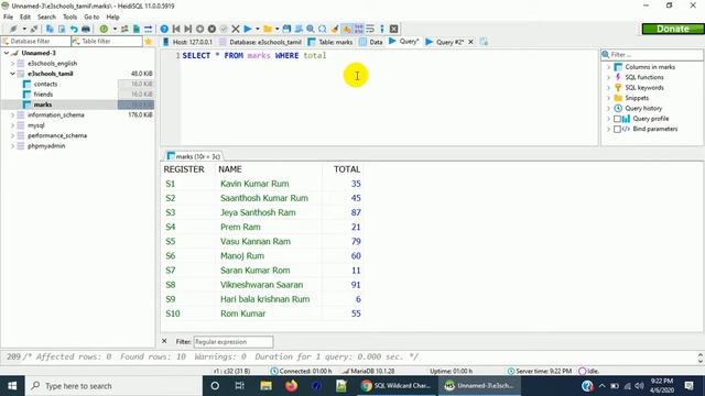 Between clause in Select Query | MySQL Tutorial | E3Schools English смотреть онлайн