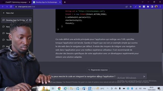 Comment Je Crée une Application Mobile avec ChatGPT ? Intelligence Artificielle смотреть онлайн
