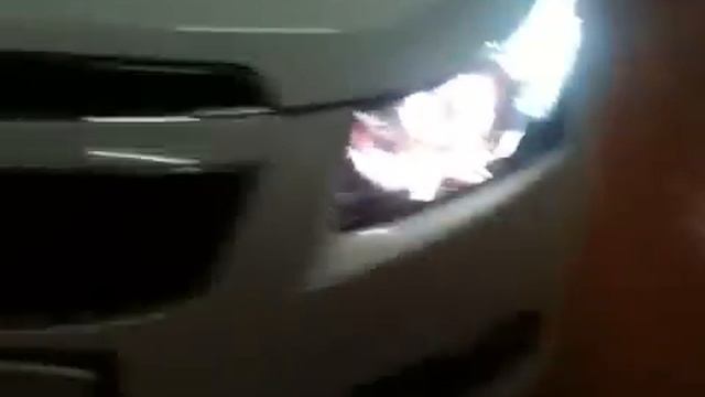 Chevrolet Cruze install Projector Bi-Xenon смотреть онлайн