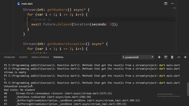 Getting data from a Stream | Reactive Programming in Flutter Part 3 смотреть онлайн