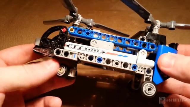 Lego Technic 42020 Двухроторный вертолет смотреть онлайн