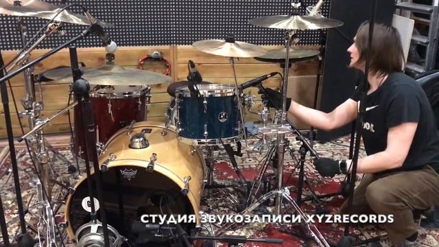 Запись ударных к альбому "Мне тесно" 2023. Группа "Мировая Весна". смотреть онлайн