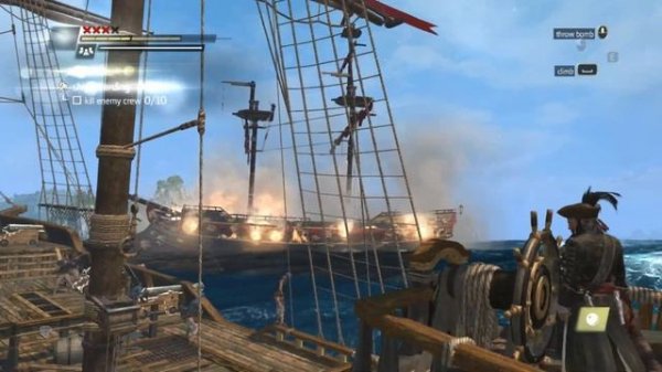 BlackBeard & Queen Anne's Revenge (MOD) Gameplay || AC IV: Black Flag