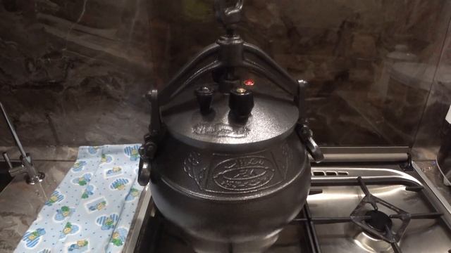 афганский казан, подготовка перед первой эксплуатации. Afghan cauldron. смотреть онлайн