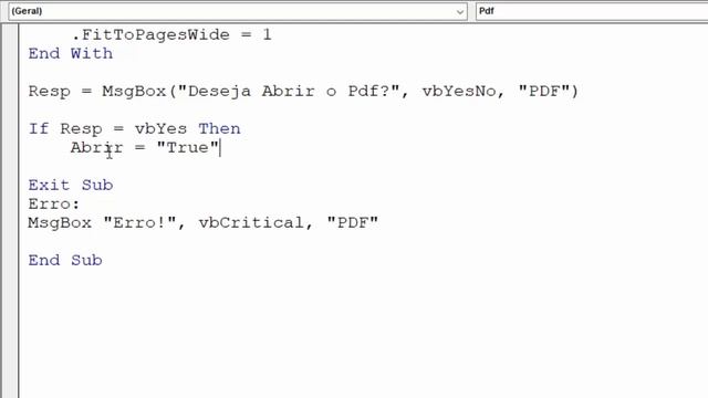 Salvar PDF via Códigos Excel VBA com OPÇÃO de ABRIR ou NÃO o Arquivo смотреть онлайн