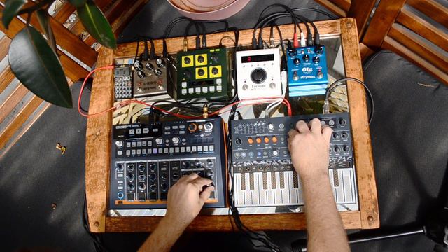 Simple setup jam w/ Arturia MicroFreak, DrumBrute Impact, OTO Bam, Strymon pedals, H9, PO-33 смотреть онлайн