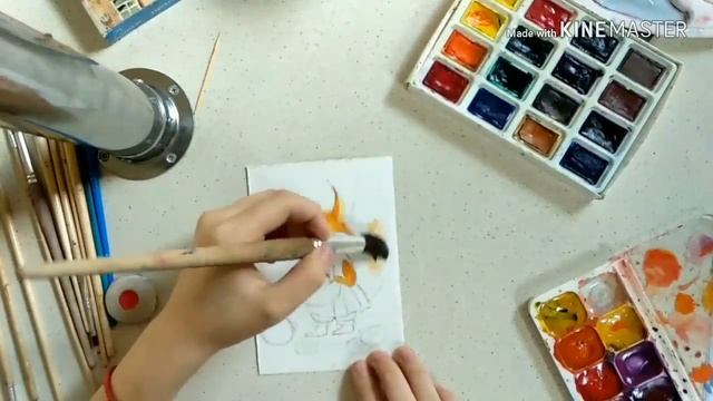 How draw a squirrel (Как нарисовать белку) смотреть онлайн