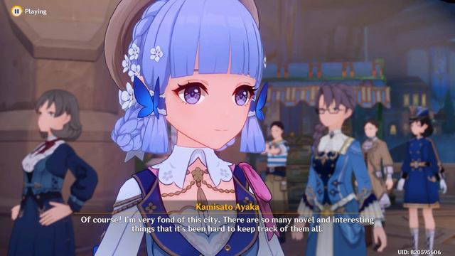 Ayaka invites Chevreuse to visit Inazuma Cutscene | Genshin Impact смотреть онлайн