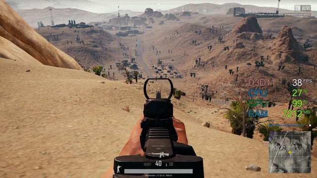 GeForce GT 1030 -- Intel Core i7-860 -- PUBG FPS Test Miramar Very Low смотреть онлайн