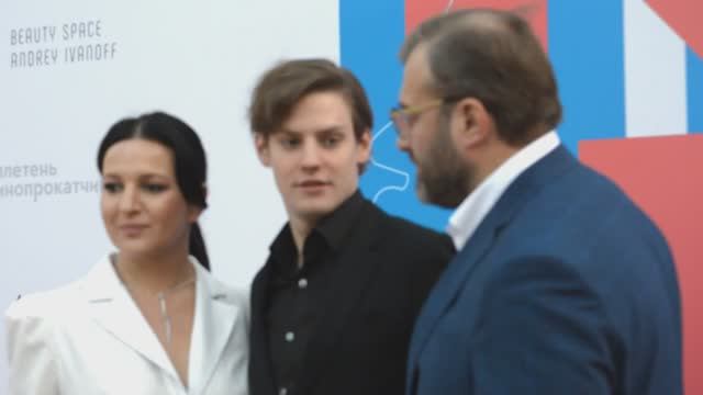 Actors -- Yulia Khlynina -- Pavel Tabakov -- Alexander Rodionov -- Nikita Kartsev -- on the red carp