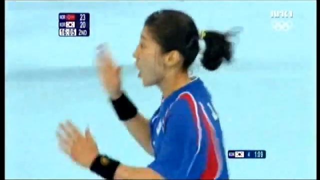 OG 2008, handball semifinal. South Korea - Norway 2. half смотреть онлайн