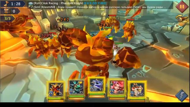 Lords mobile. Прохождение ограниченного соревнования: Безумный вождь. Стадия 4. смотреть онлайн