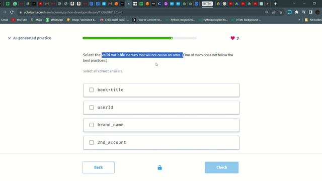 17 AI generated practice | Python Developer | Sololearn смотреть онлайн