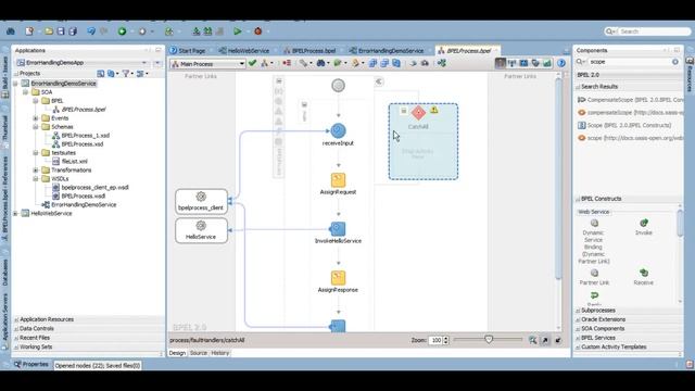 Oracle SOA 12C | Error Handling in BPEL (PART-1)| Catch All and Fault Functions |Explained with Dem смотреть онлайн