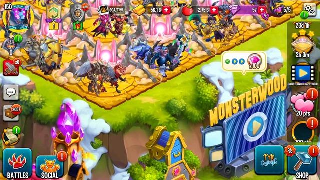 Monster Legends: Mở Tiếp 2200 Vé Triệu Hồi - Quá Nhiều Cells Quái Vật смотреть онлайн
