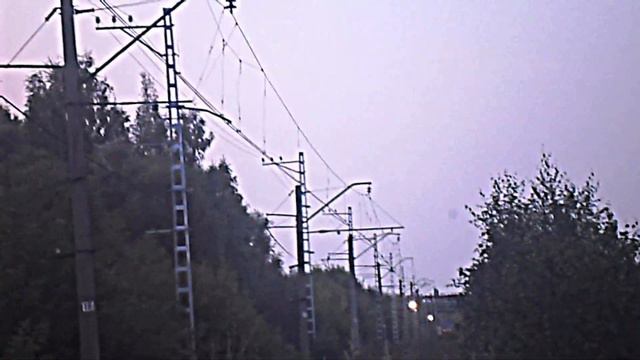Электропоезд ЭД4М-0347, ЭД4М-0356 Захарово, перегон Захарово — Ногинск смотреть онлайн