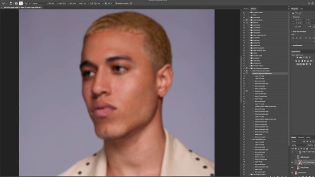 MALE SKIN PHOTOSHOP RETOUCHING TUTORIAL смотреть онлайн
