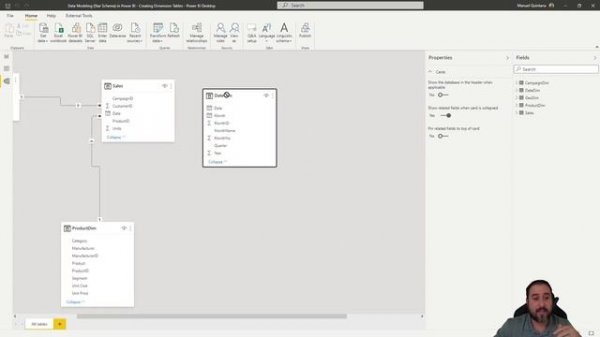 Data Modeling (Star Schema ?) in Power BI – Creating Dimension Tables