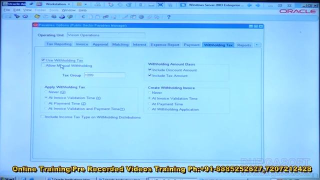 Oracle Finacial||online training||payments and payables Part-11 by SaiRam смотреть онлайн