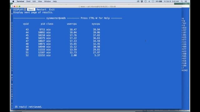 Informix Best Practices - Using the Sysmaster database to perform an Informix Server Heath Check смотреть онлайн