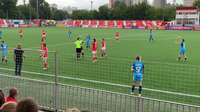 Страсти на поле. Женская Суперлига Спартак - Зенит