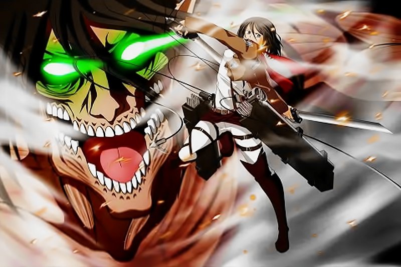 Аниме клип ~ Атака титанов [AMV] смотреть онлайн